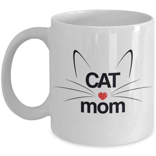 cat lady mug
