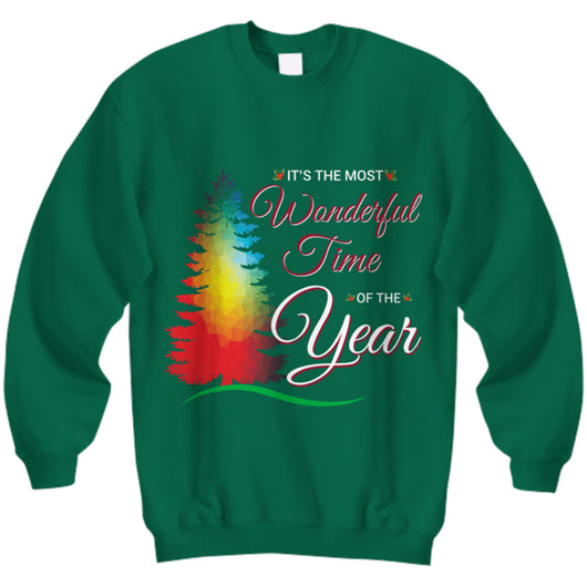 christmas print sweatshirt