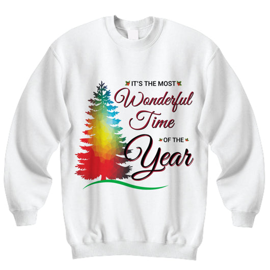 christmas print sweatshirt