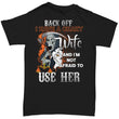 Back Off Crazy Wife Men's Casual Shirt