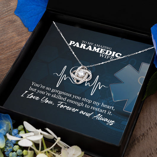 message card necklace silver