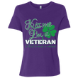 Kiss Me I'm A Veteran Casual Shirt For Women, T-Shirts - Daily Offers And Steals