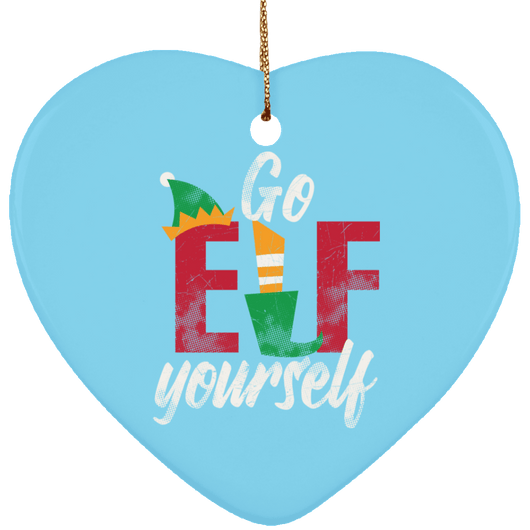 Go Elf Yourself Ceramic Heart Holiday Ornament For Sale, Housewares - Daily Offers And Steals