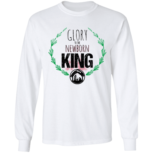 Newborn King Gildan Long Sleeve Cotton Shirt, T-Shirts - Daily Offers And Steals