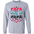 Papa Doesn't Baby Sit Fathers Day Long Sleeve Shirt, T-Shirts - Daily Offers And Steals