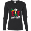 Go Elf Yourself Women's Christmas Cotton Shirt, T-Shirts - Daily Offers And Steals