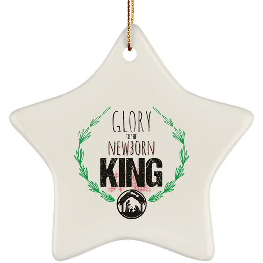 Newborn King Ceramic Star Holiday Ornament For Tree, Housewares - Daily Offers And Steals