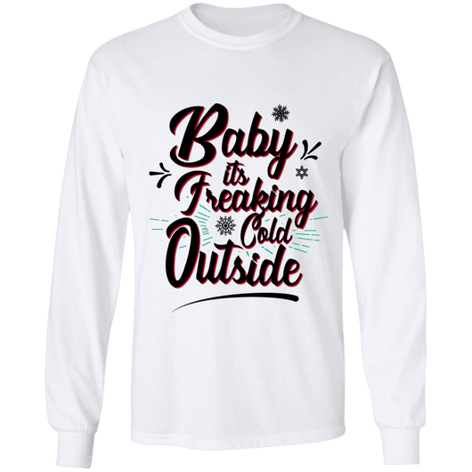Baby It's Cold Outside Christmas Long Sleeve Shirt, T-Shirts - Daily Offers And Steals