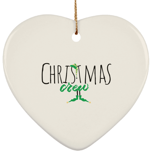 Christmas Ceramic Heart Handmade Ornament, Housewares - Daily Offers And Steals