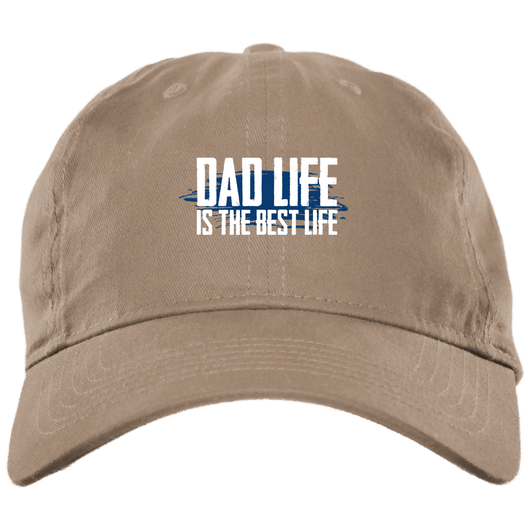 Dad Life Best Life Brushed Twill Dad Cap, Hats - Daily Offers And Steals