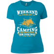 Weekend Forecast Camping Women's Casual Shirt, T-Shirts - Daily Offers And Steals