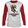 Ugly Christmas Long Sleeve Reindeer Shirt, T-Shirts - Daily Offers And Steals