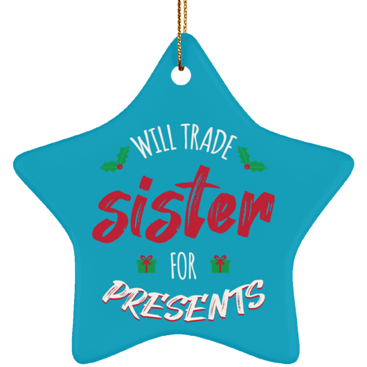 Will Trade Sister Holiday Tree Ornament, Housewares - Daily Offers And Steals