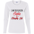 I Am The Reason Christmas Shirt for Women, T-Shirts - Daily Offers And Steals