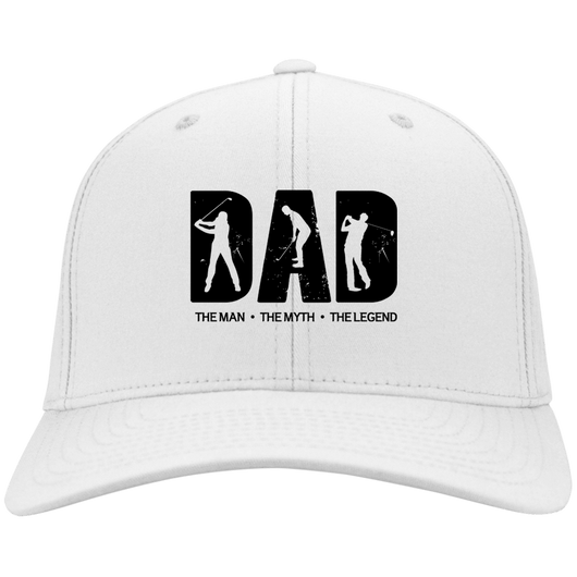 Golf Dad Twill Cap Gift Idea