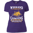 Weekend Forecast Camping Women's Casual Shirt, T-Shirts - Daily Offers And Steals