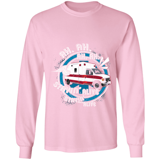Stayin Alive Long Sleeve T Shirts You Must Have, T-Shirts - Daily Offers And Steals