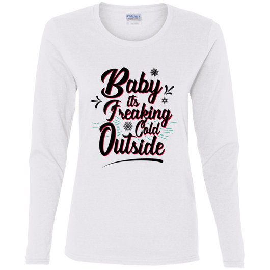 Baby It's Cold Outside Ladies Holiday Shirt, T-Shirts - Daily Offers And Steals
