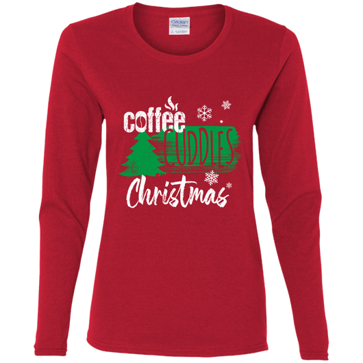 Coffee Cuddles Christmas Holiday Womens Tee Shirt, T-Shirts - Daily Offers And Steals