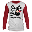 Santas Love Ugly Christmas Long Sleeve Shirt, T-Shirts - Daily Offers And Steals