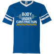 Body Under Construction Men's V-Neck Sleeve Stripe Jersey, T-Shirts - Daily Offers And Steals