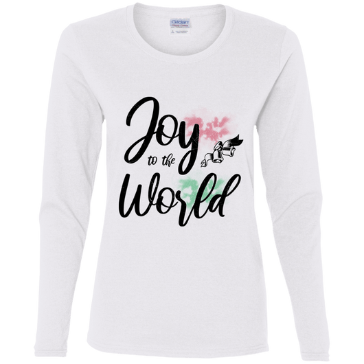 Joy To The World Ladies Christmas Shirt, T-Shirts - Daily Offers And Steals