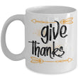 Give Thanks Thanksgiving Holiday Coffee Mug, mugs - Daily Offers And Steals