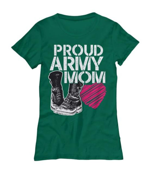 Proud Army Mom Women's Shirt, Shirts and Tops - Daily Offers And Steals