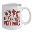 Thank A Veteran Mug Gift, Coffee Mug - Daily Offers And Steals