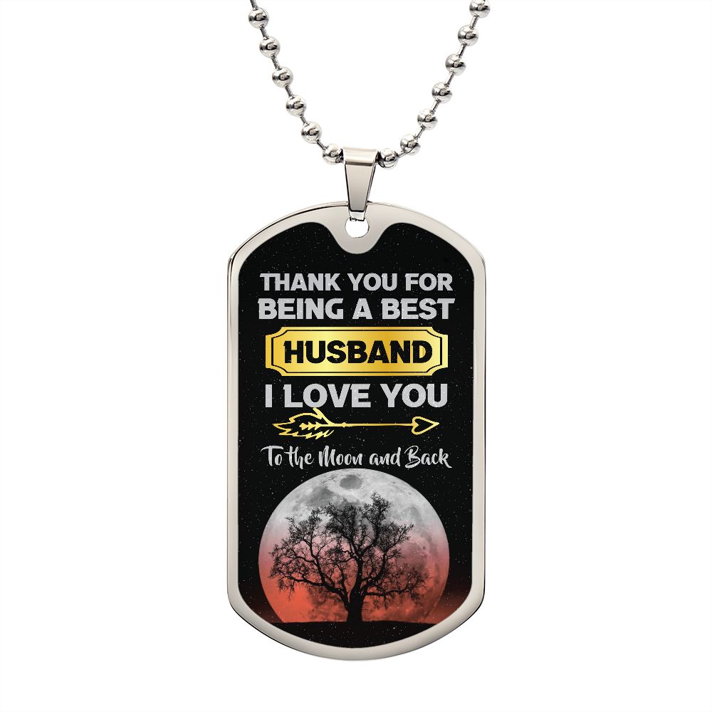 dog tag necklace engraved