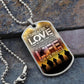 dog tag necklace etsy