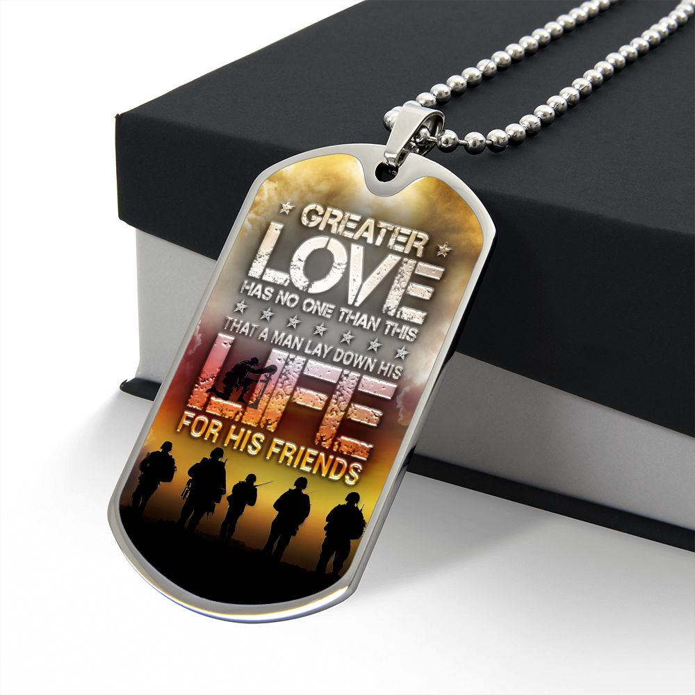dog tag necklace army
