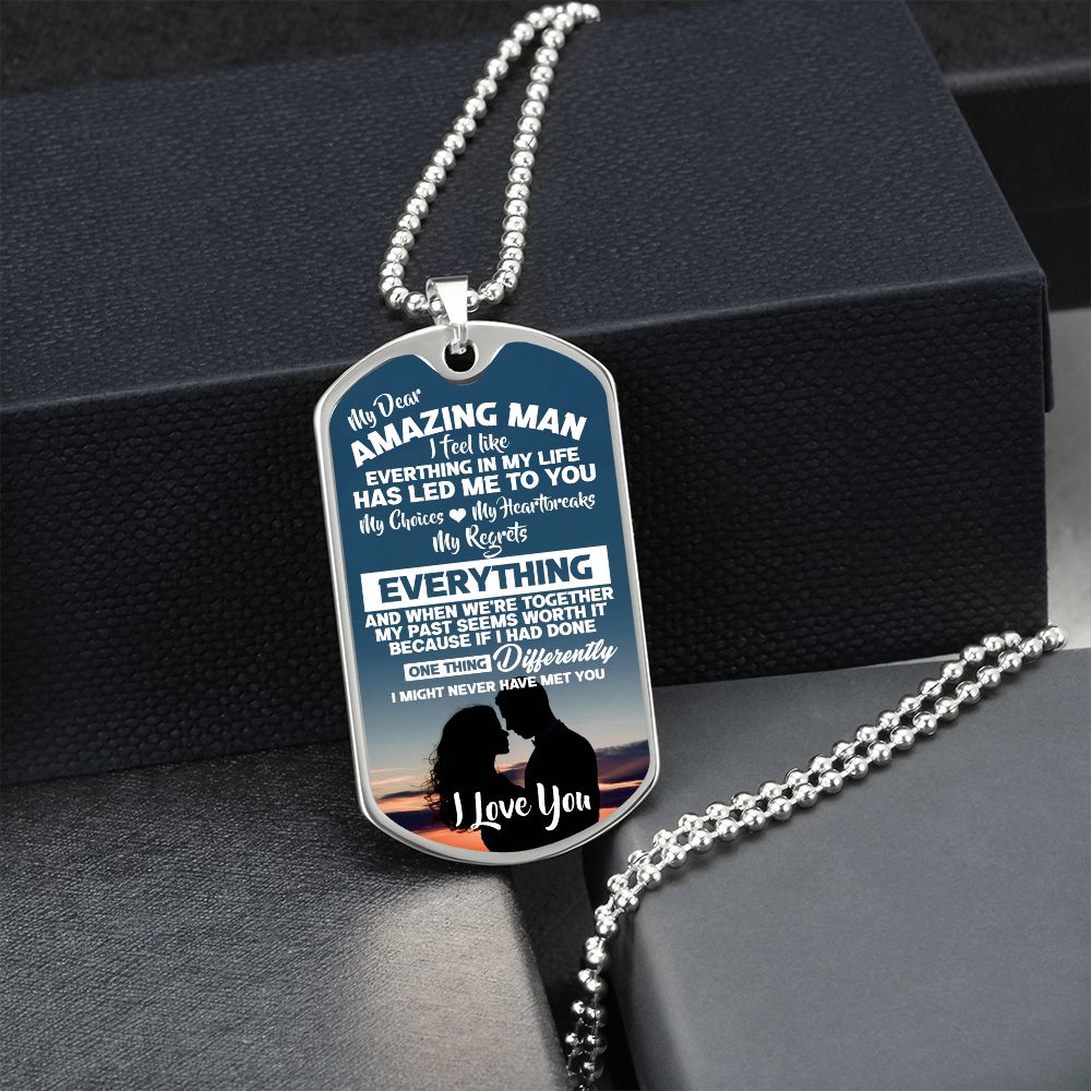 custom dog tag necklace