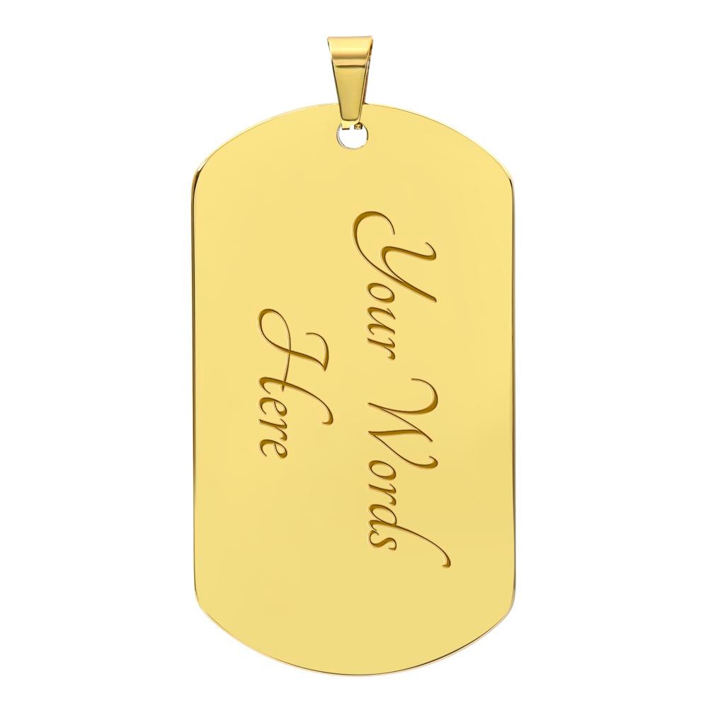 dog tag necklace ideas