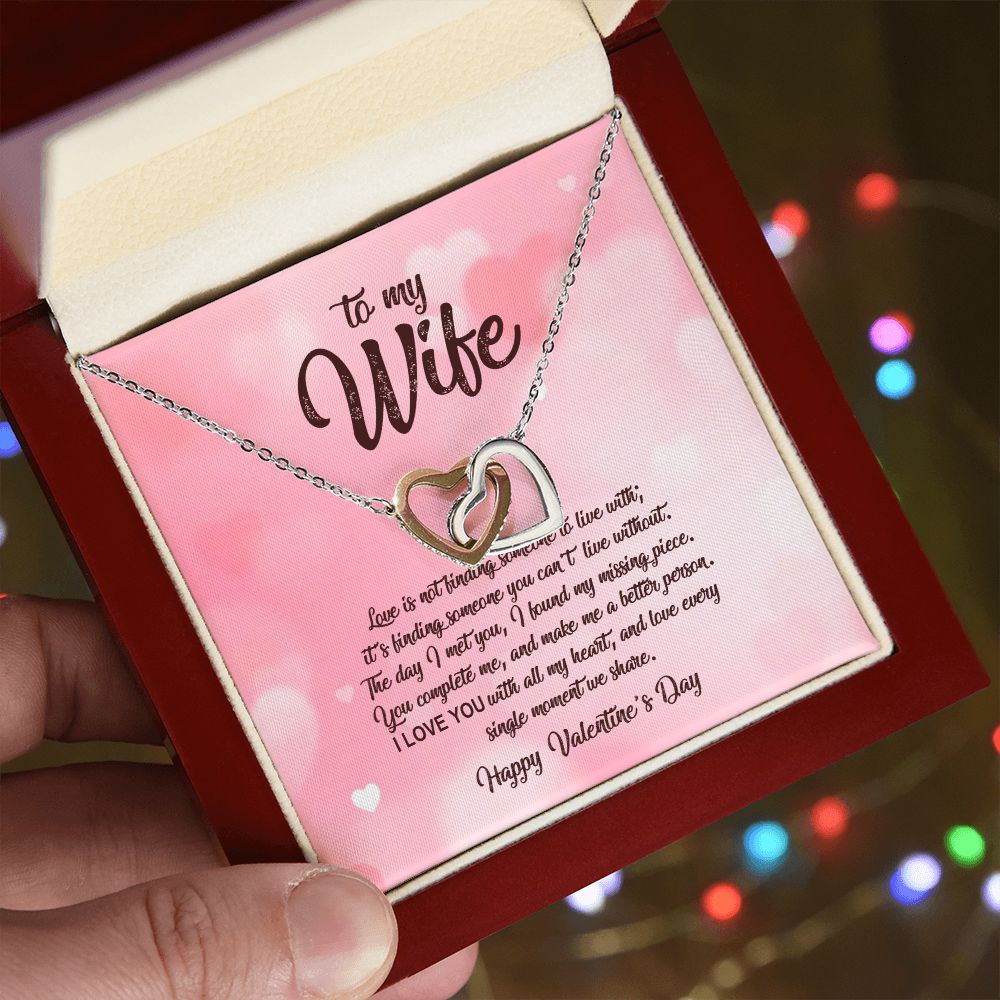 message card necklace