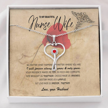 necklace message card jewelry