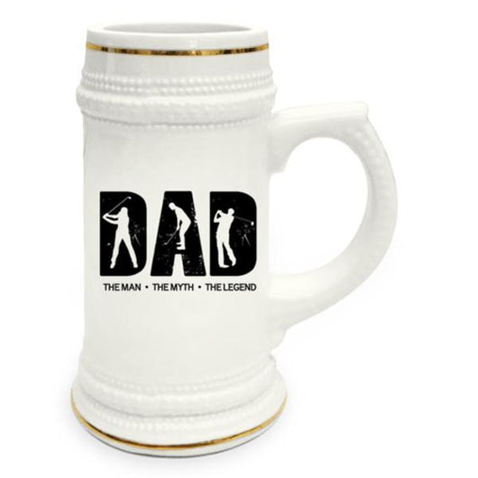 Golf Dad Beer Stein Mug, Drinkware - Daily Offers And Steals
