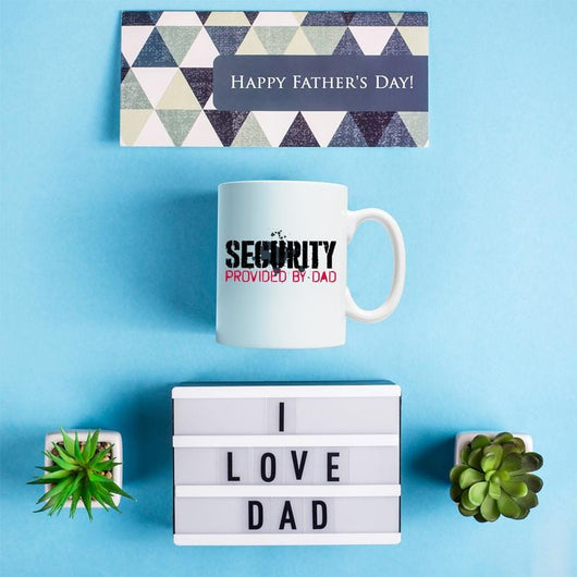 Security Provided By Dad Mug, mugs - Daily Offers And Steals