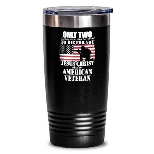 Jesus Christ & US Veteran Unique Tumbler Gift, mugs - Daily Offers And Steals