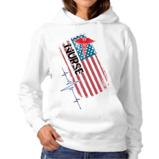 American Nurse Pullover Hoodie, Shirts and Tops - Daily Offers And Steals