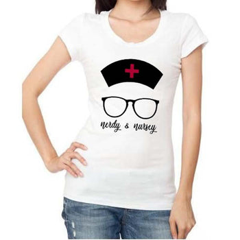 Nerdy and Nursey Women's Casual Shirt, Shirts and Tops - Daily Offers And Steals