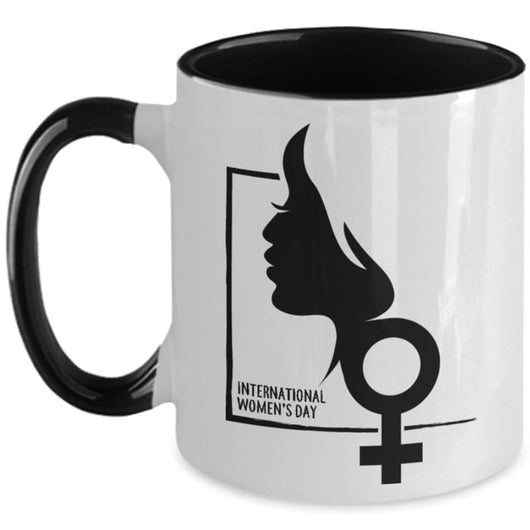 International Women's Day Two-Toned Novelty Mug, mugs - Daily Offers And Steals