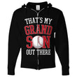 Baseball Grandson Zip Up Hoodie, Shirts and Tops - Daily Offers And Steals