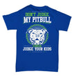 blue pitbull t-shirt