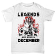 Legends Born In December Men Women Casual Shirt, Shirts and Tops - Daily Offers And Steals
