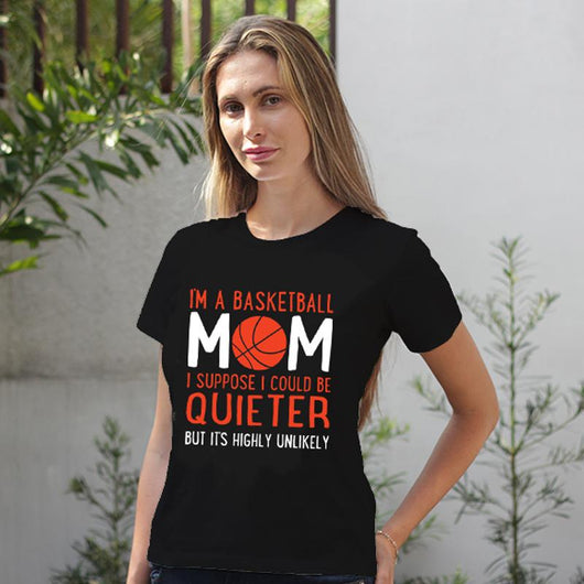 Basketball Mom Casual Shirt for Women, Shirts And Tops - Daily Offers And Steals