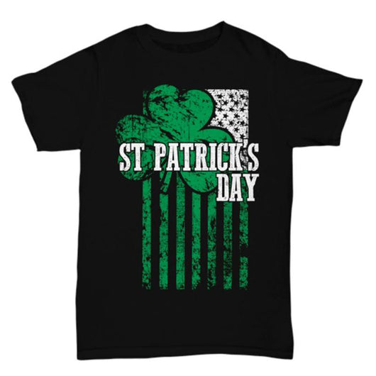 St Patrick's Day US Flag Men and Women Casual Shirts, Shirt and Tops - Daily Offers And Steals