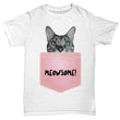 Meowsome Cat Casual Men Women Shirt, Shirts and Tops - Daily Offers And Steals
