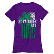 St Patrick's Day US Flag Casual Women's Shirt, Shirts And Tops - Daily Offers And Steals