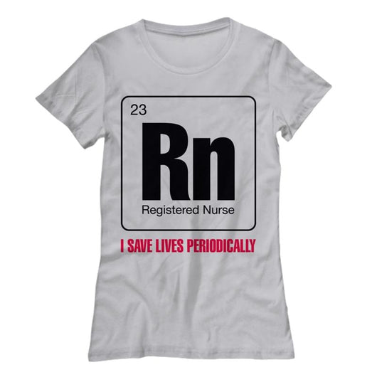 I Save Lives Periodically RN Nurse Womens Casual Shirt, Shirts and Tops - Daily Offers And Steals